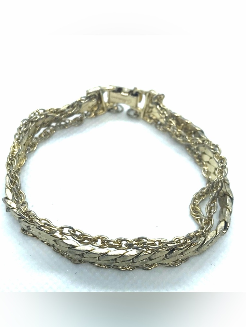 Gorgeous Vintage  signed Goldette NY bracelet